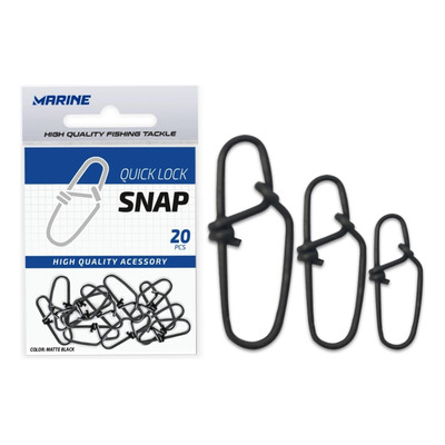 Snap Quick Lock Marine Sports Tamanho 1 (15kg) - 20 Peças