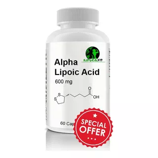 Acido Alpha Lipoic Acid 600mg 60cap Antioxidante Energia