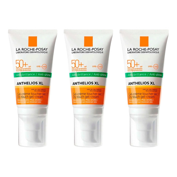 Combo X3 La Roche Posay Anthelios Fps50+ Toque Seco 50 Ml