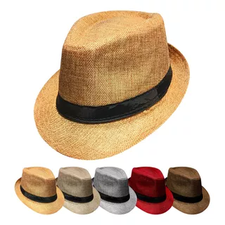 Sombrero Panama X10 Unidades Gorro Cotillon