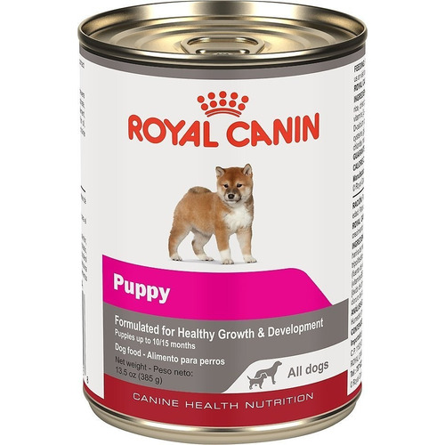 Alimento Royal Canin Canine Health Nutrition Puppy All Dogs para perro cachorro todos los tamaños sabor mix en lata de 385g