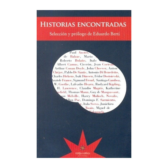 Historias encontradas, de Eduardo Berti. Editorial Eterna Cadencia en español