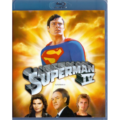 Superman 4 Cuatro Iv Christopher Reeve 1987 Pelicula Blu-ray
