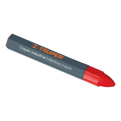 Crayón Industrial Rojo 12 Cm Truper 101687