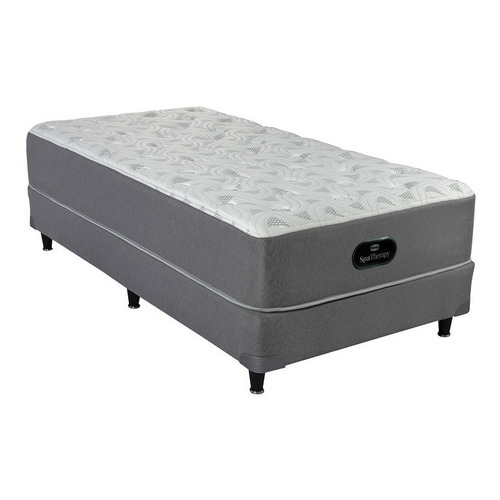 Sommier Europea Simmons SpaTherapy 1 plaza de 200cmx100cm  gris