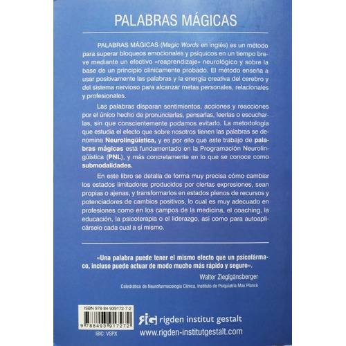 Libro Palabras Magicas