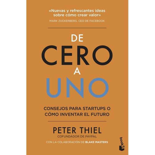 Libro De Cero A Uno - Peter Thiel