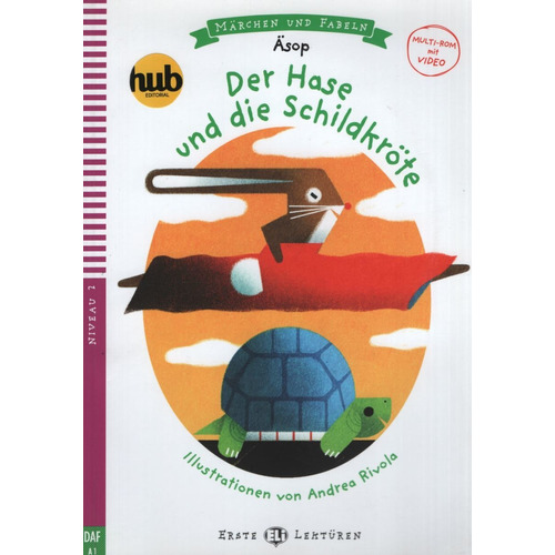 Der Hase Und Die Schildkrote - Erste Hub Lekturen Niveau 3 (a1.1), De Suett, Lisa. Hub Editorial, Tapa Blanda En Alemán, 2018
