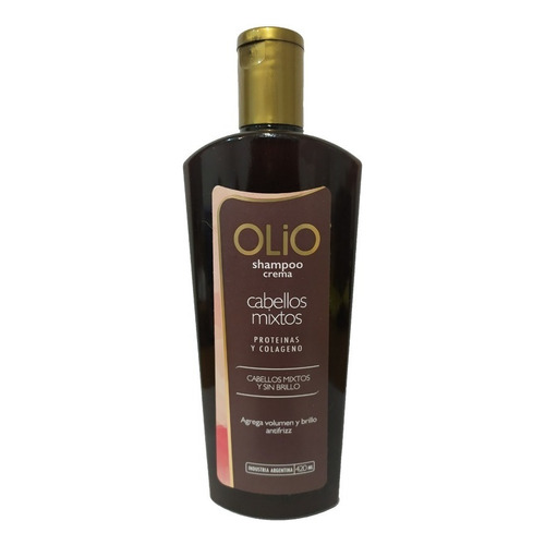 Shampoo Olio Cabellos Mixtos Proteínas Y Colágeno X420ml   
