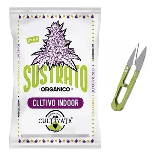 Sustrato Cultivate Indoor 80lts Con Tijera Poda De Regalo