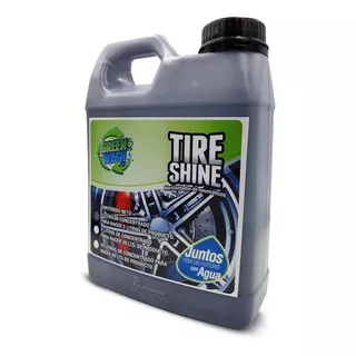 Tire Shine Brillo Intenso Para Llantas Concentrado Color Negro