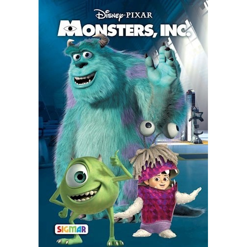 Monsters Inc, De Reflejos Disney. Editorial Sigmar, Tapa Blanda En Español