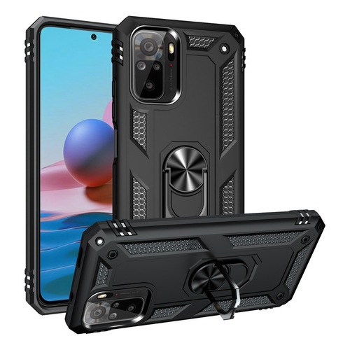 Funda Para Poco M5s Shockproof + Cristal 9d Color Negro