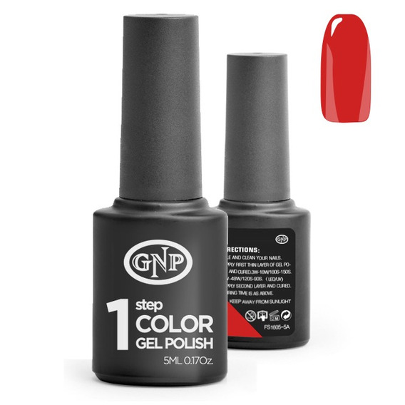 Esmalte En Gel Gnp De Un Solo Paso! #15 Rojo