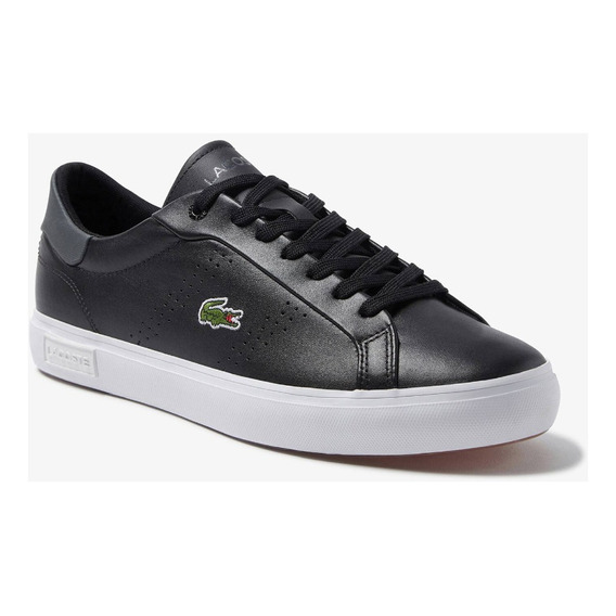 Tenis Lacoste Hombre Powercourt  De Piel 