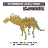Amargasaurus Dinosaurios Argentinos Rompecabezas 3d Madera 