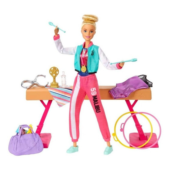 Barbie Gimnasta Olimpica Muñeca Articulable Gimnasia Mattel