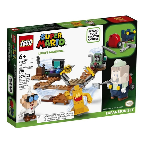 Lego 71397 Lab Y Poltergust Luigi´s Mansion Super Mario 