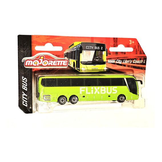 Bus Majorette Man Flixbus  Escala 1/64