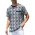 Uniquestyle Designer Camiseta Sin Arrugas Para Hombre Camise