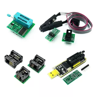 Kit Gravador Usb Flash Eprom Spi Bios 24xx 25xx 