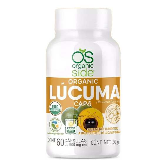 Lucuma (60 Caps) Organic Side Greenside