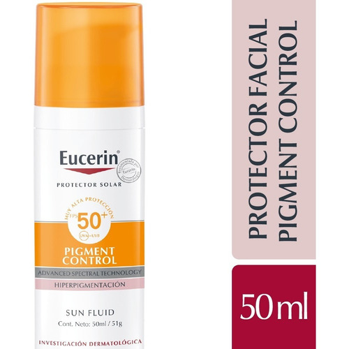 Eucerin Protector Solar Facial Pigment Control Fps 50+ 50ml