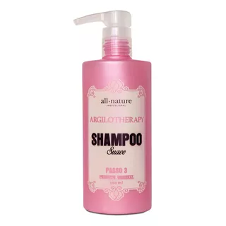  Shampoo Suave Argilotherapy De Argila 500ml All Nature