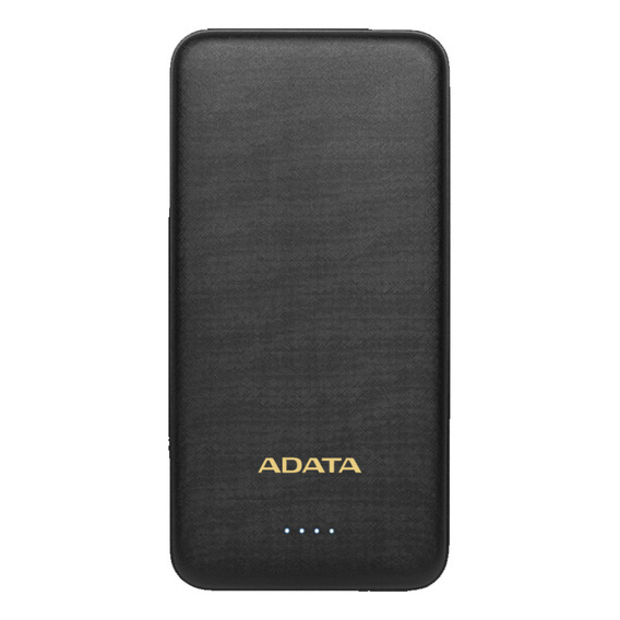 Adata T10000, Cargador Power Bank 10000mah Ultra Slim, Negro