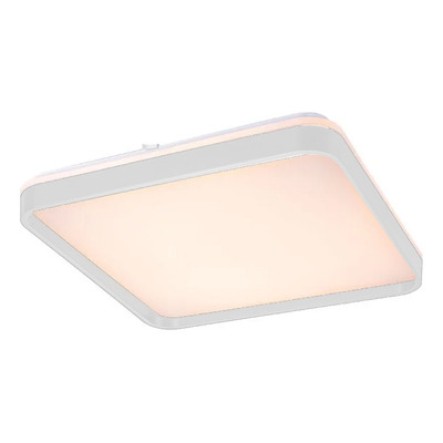 Plafon Led Niza Blanco Cuadrado 50cm Diseño Moderno Cie