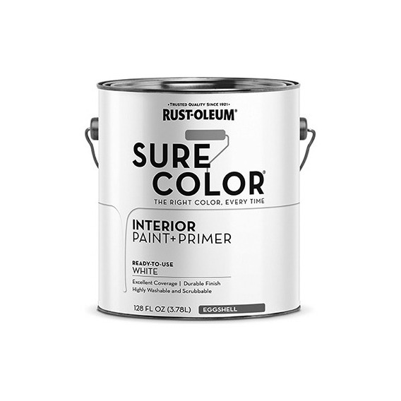 Pintura Mas Primer Super Lavable Sure Color Rustoleum Galon
