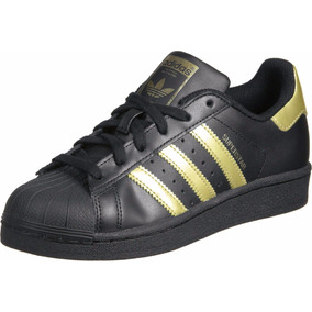 tenis adidas negro con dorado tenis adidas negro con dorado