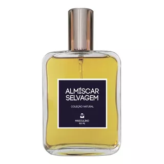 Perfume Almíscar Selvagem 100ml Masculino + Mni Perfume 10ml