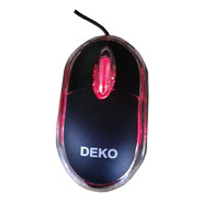 Novo Mouse Usb Optico Scroll Neon Vermelho Box Temos Atacado