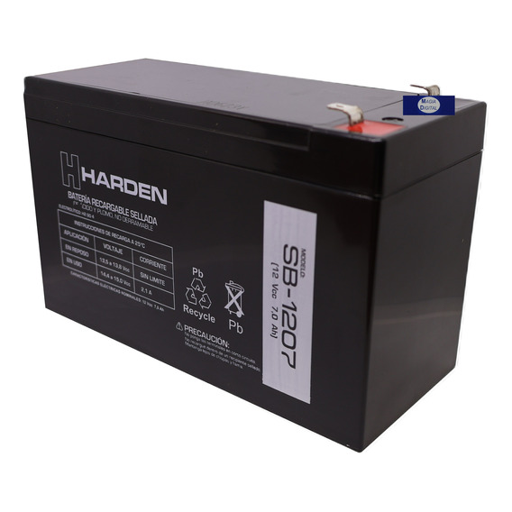 Batería Sellada Recargable Harden Sb-1207 12 Volts 7 Amperes