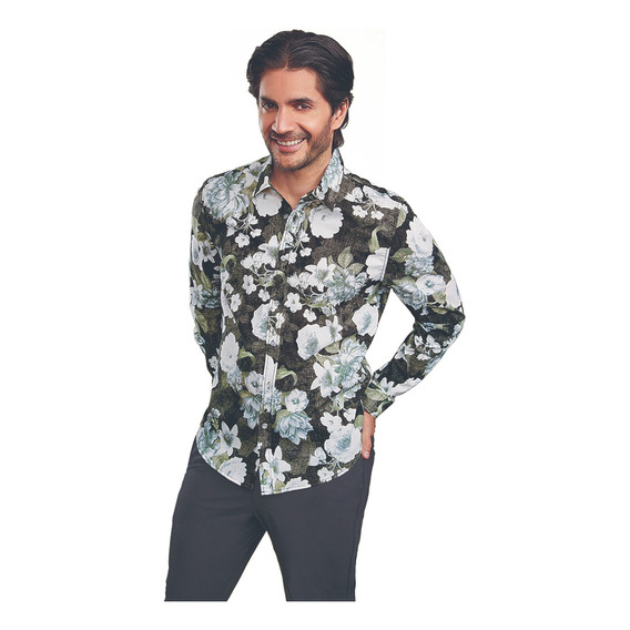 Camisa Casual Hombre Multicolor 960-69