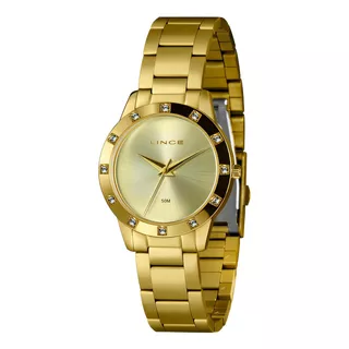 Relógio Lince Lrg4735l34 Cxkx Dourado