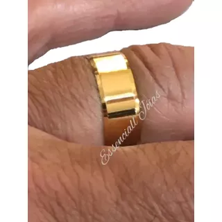 1 Aliança Ouro 18k 6mm 3 Gramas  Casamento!