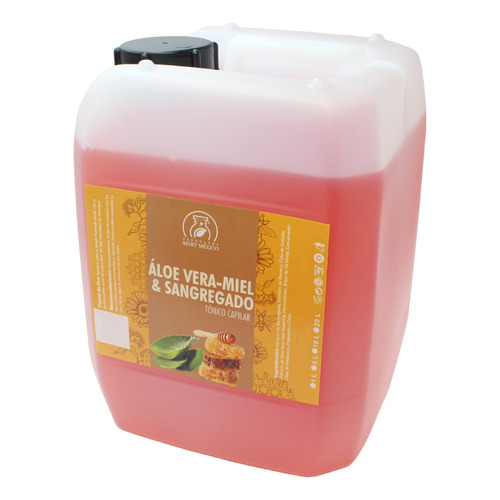 Tónico Capilar De Sangregado,aloe Vera & Miel 10 Litros