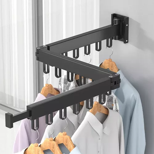 SN - Tendedero extensible plegable para colgar en la pared