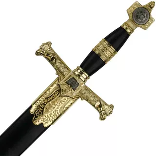 Daga Medieval Del Rey Salomon Espada Corta Con Funda Rigida