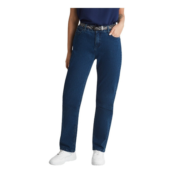 Jeans Slim Push Up 5 Bolsillos Con Cinturon - 73001547