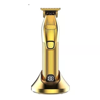 Aparador De Pelo Kemei Km-i32s  Dourado 100v/240v