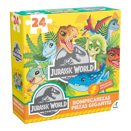Rompecabezas, Pzas Gigantes, Jurassic World, 24 Pzas Novelty