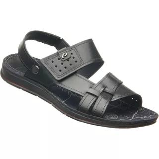 Sandalias Hombres Cuero Ojotas 132802-05 Pegada Calzados