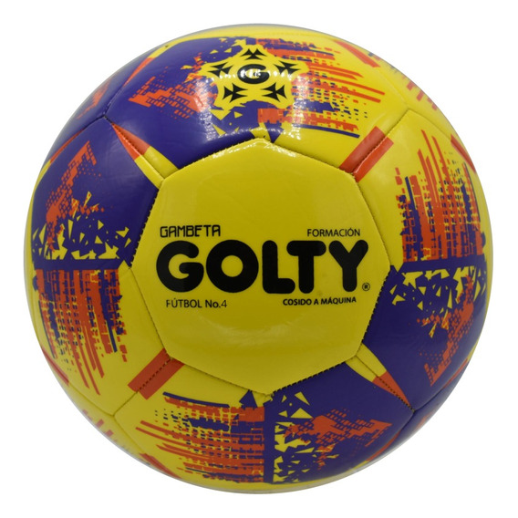 Balón De Fútbol Para Niños Golty Gambeta Iii N4 Color Amarillo