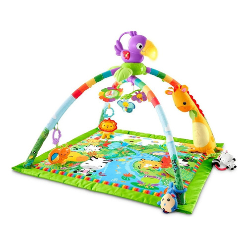 Fisher-Price Activities Centers Deluxe Forest Friends Gimnasio con luz y sonido Fisher Price Of The Animals Color Colored