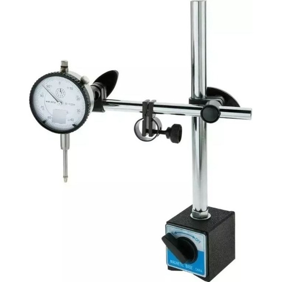 Base Magnética + Reloj Comparador Centesimal 0-10mm Davidson