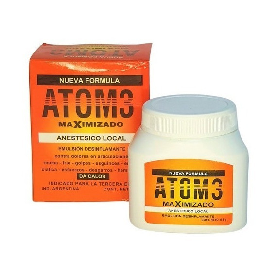  Atom 3 Maximizado Gel Anestesico 185gr