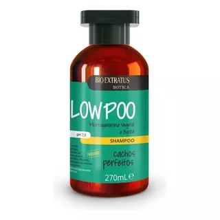  Bio Extratus Shampoo Low Poo 270 Ml Cachos Perfeito Botica